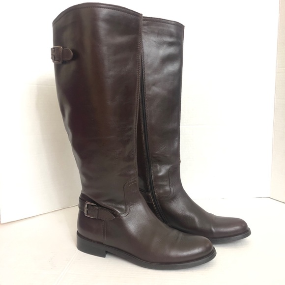 Garnet Hill Shoes - Garnet Hill Vita Italian Riding Boots Size 8